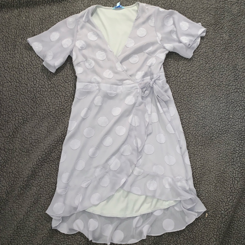 Polka Dot Wrap Dress